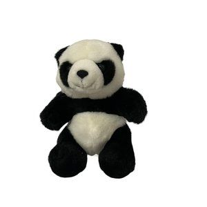 Aurora Black White Panda Bear Plush 7" Stuffed Animal Toy